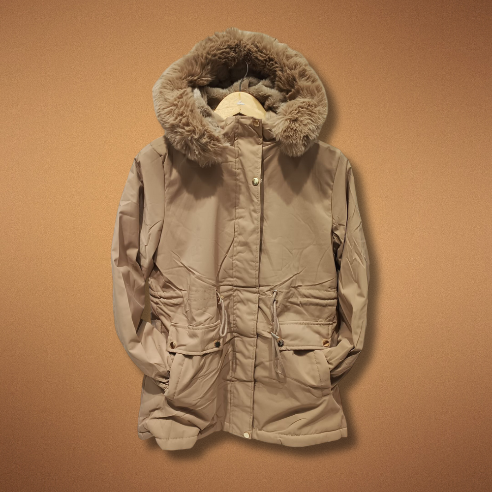 Campera reversible un lado corderito